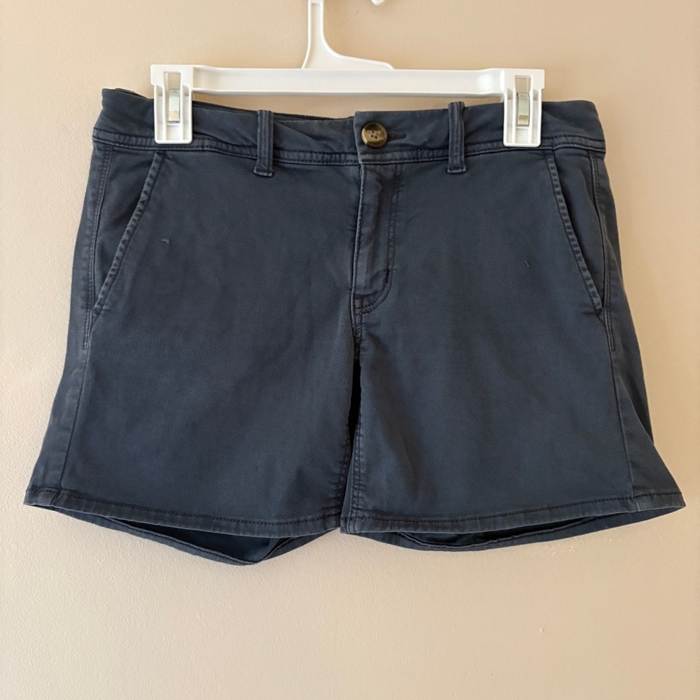 Vintage Y2K American Eagle Super Stretch Midi Shorts Blue Women’s 4